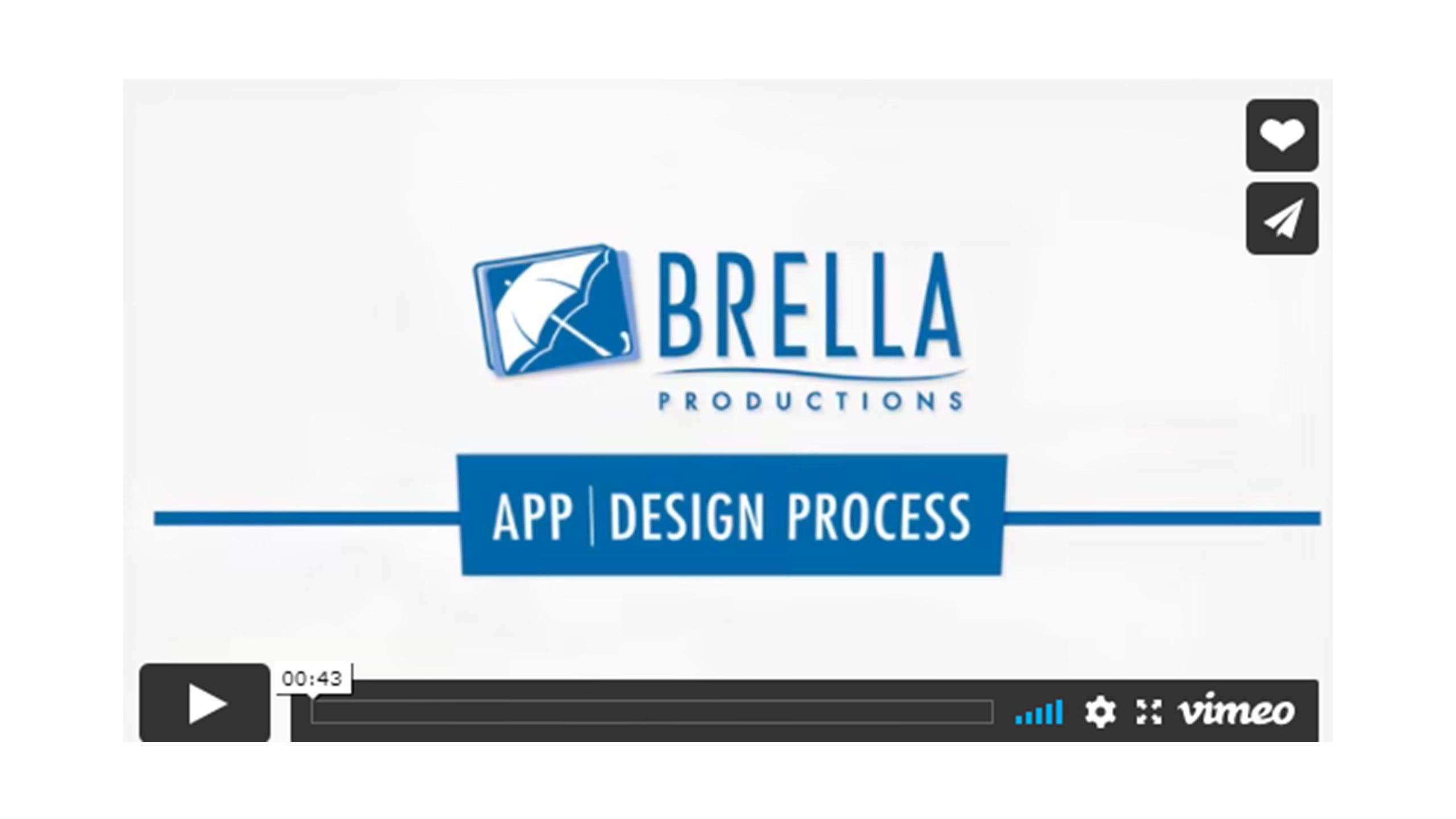Video still of a Brella Productions demo reel on Vimeo.