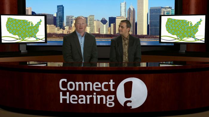 Connect Hearing’s leadership presents during a livestream produced by event management company Brella Productions.